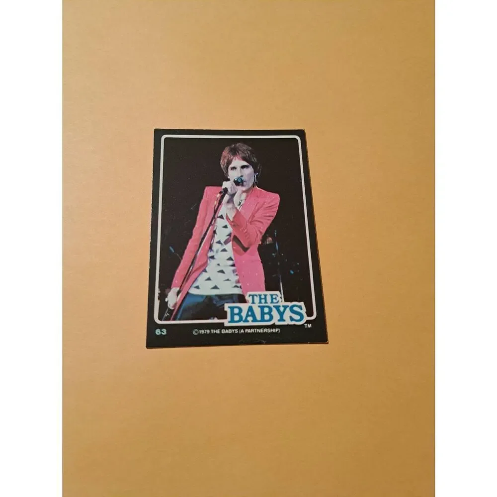 Vintage 1979 The Babys Trading Card #63 London Rock Band Collectible